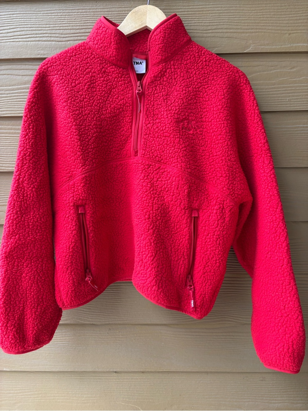 Aritzia TNA Size Medium Polartec Thermal Fleece 1/2 zip - Picture 2 of 5